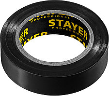 STAYER Protect-10 черная изолента ПВХ, 10м х 15мм
