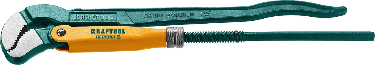 KRAFTOOL PANZER-S, №2, ключ трубный, изогнутые губки - фото 1 - id-p104480281