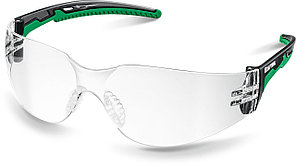 Панорамные прозрачные защитные очки KRAFTOOL PULSAR увеличенная линза устойчивая к запотеванию, открытого типа