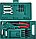 KRAFTOOL Combo3-M6 комбинированный заклепочник поворотный 0-360° в кейсе, фото 4