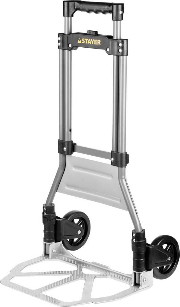 STAYER PROTruck складная хозяйственная тележка, до 90кг, каркас из стали, платформа из алюминия, платформа