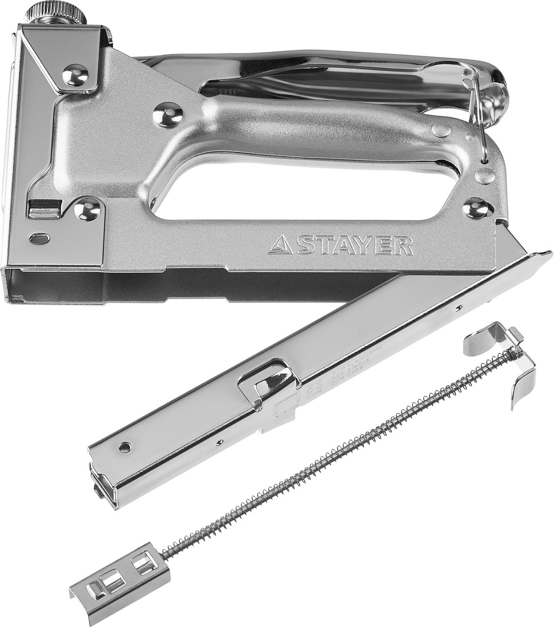 Усиленный степлер для скоб, тип 53 (4-14 мм) STAYER Pro 53 - фото 6 - id-p104478542
