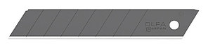 Лезвие OLFA EXCEL BLACK сегментированное, 18 мм, 10шт, в боксе