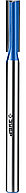 ЗУБР 8x30мм, хвостовик 8мм, фреза пазовая прямая с нижними подрезателями, серия Профессионал