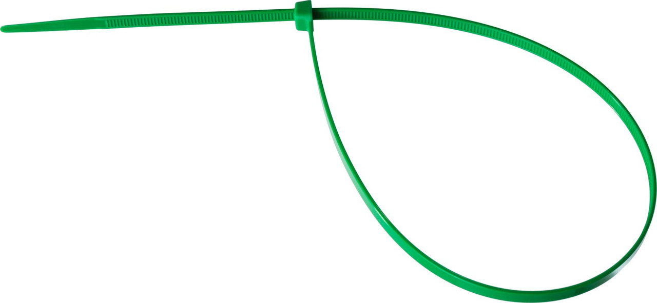 Кабельные стяжки зеленые КС-З1, 4.8 x 400 мм, 100 шт, нейлоновые, ЗУБР Профессионал - фото 2 - id-p104484551
