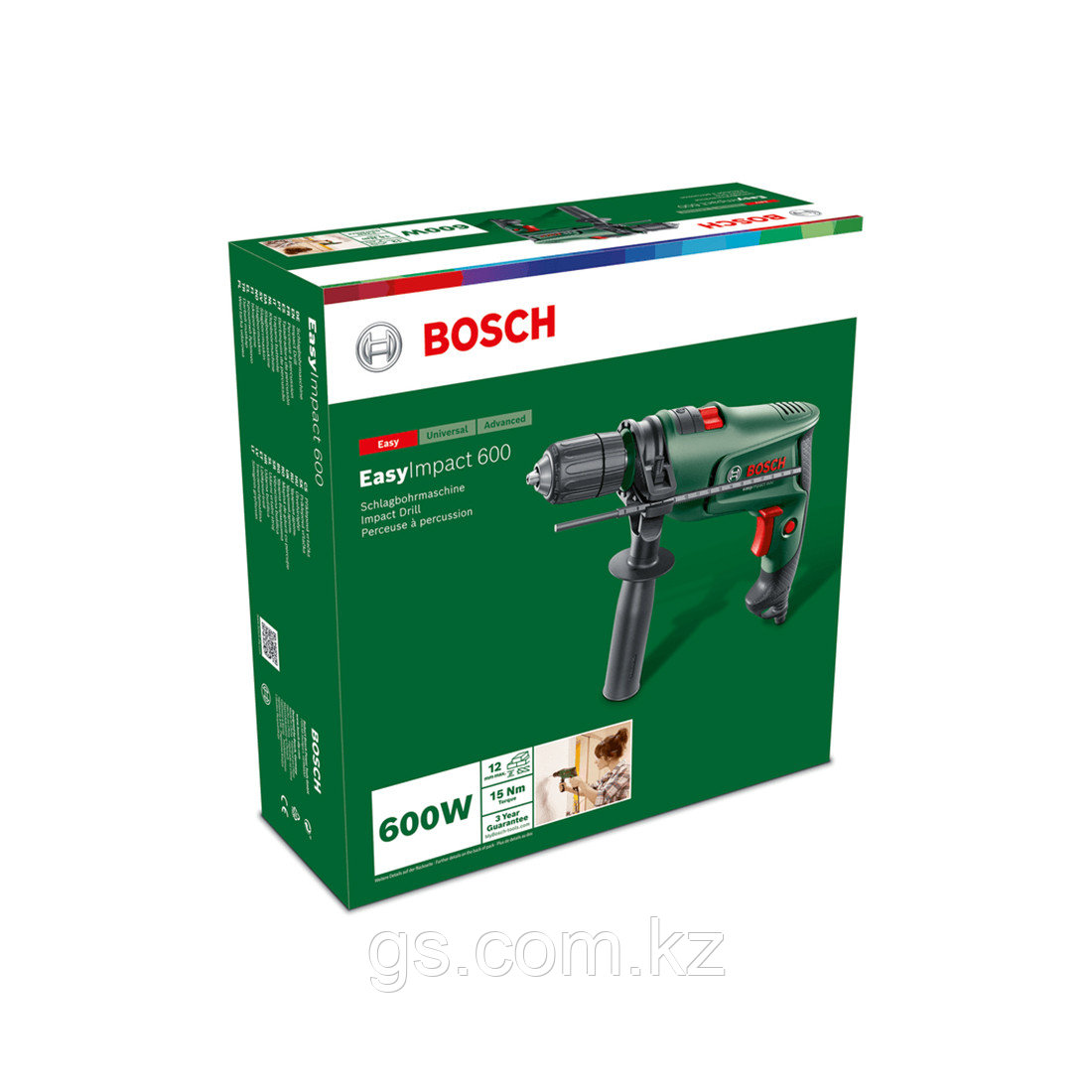 Ударная дрель BOSCH EasyImpact 600 - фото 3 - id-p104489160