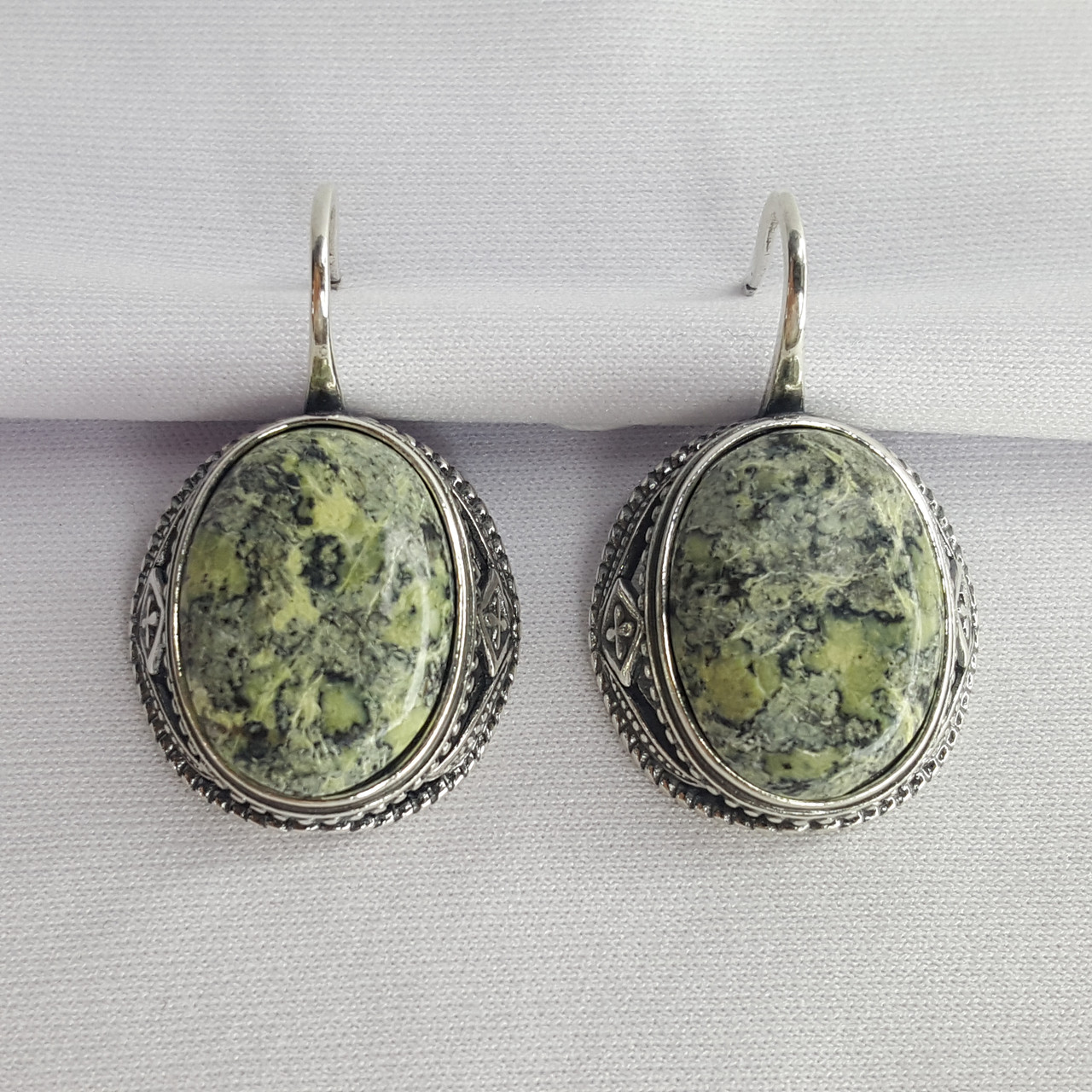 Серьги из серебра с фианитами Красная Пресня 33312594з, фото 1