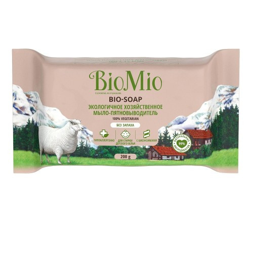 BioMio Мыло хозяйственное без запаха 200 гр - фото 1 - id-p104494777