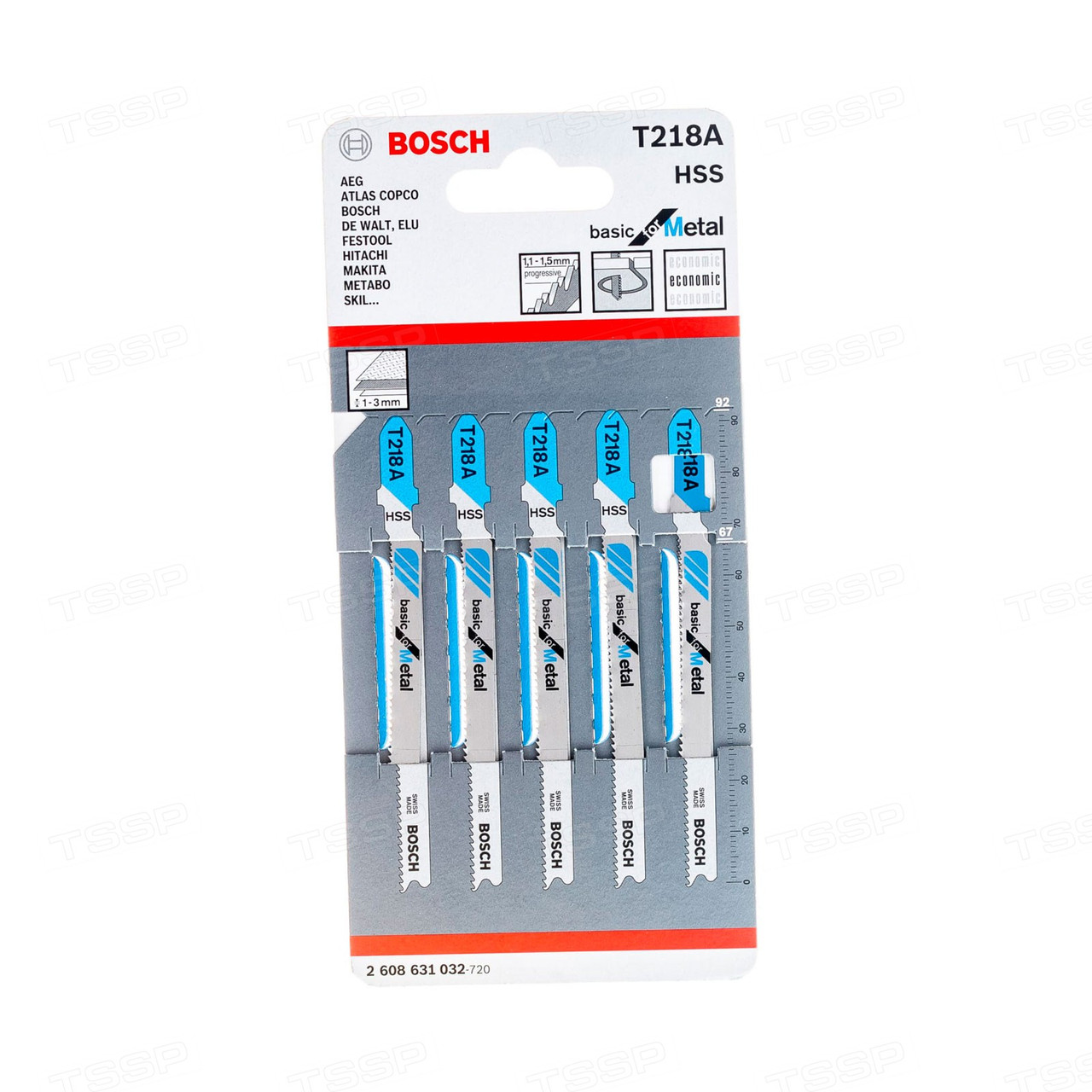 Набор пилок для лобзика Bosch T218A 2608631032 - фото 1 - id-p82840503