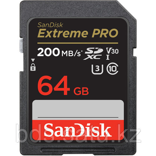 Карта памяти SanDisk 64GB 200MB/s ExtremePRO UHS-I SDXC