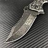 Нож складной дизайнерский Black Side Blades с рельефной рукоятью (Дракон), фото 3