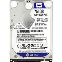 Жесткий диск Western Digital Blue 750 Гб 2.5 WD7500BPVX SATA