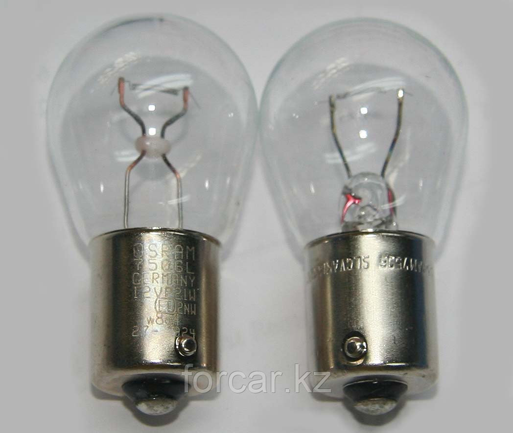Лампы накаливания Osram P21W 12V 21W BA15S - фото 2 - id-p13080349