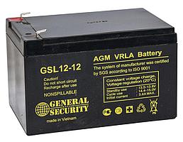 GSL1.2-12 12V 1.2A General Security (97*43*58mm) AGM аккумулятор.
