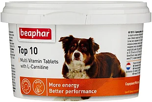 Beaphar Top 10 - Витамины для собак 180тб