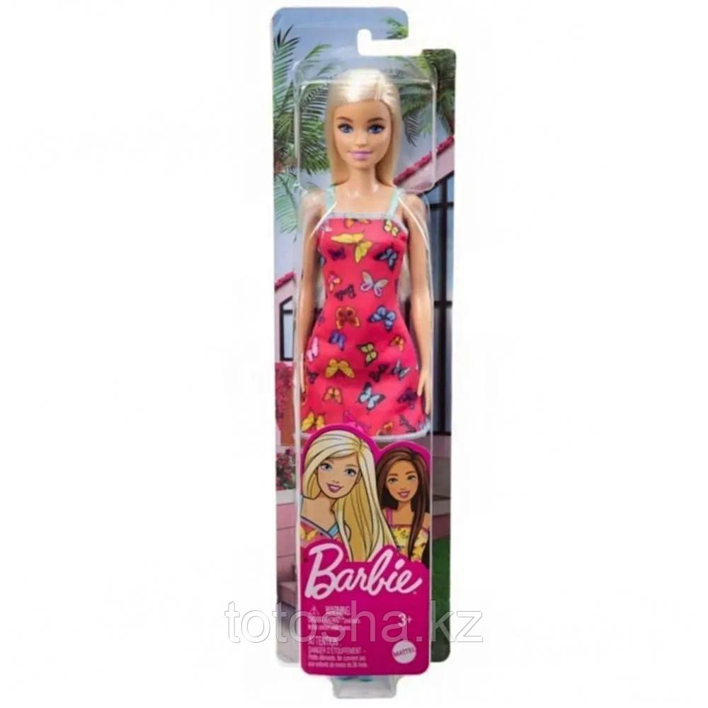 Кукла Barbie в розовом платье с бабочками из серии Стиль Mattel HBV07HBV05