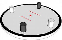 Поле для соревнований - Кегельринг (1,5х1,5) на подложке