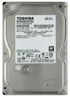HDD 1Tb TOSHIBA SATA 6Gb/s 7200rpm 32Mb 3.5" DT01ACA100, фото 2