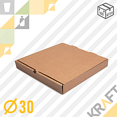 Коробка для пиццы Бурая 300*300*40  (100шт/уп)