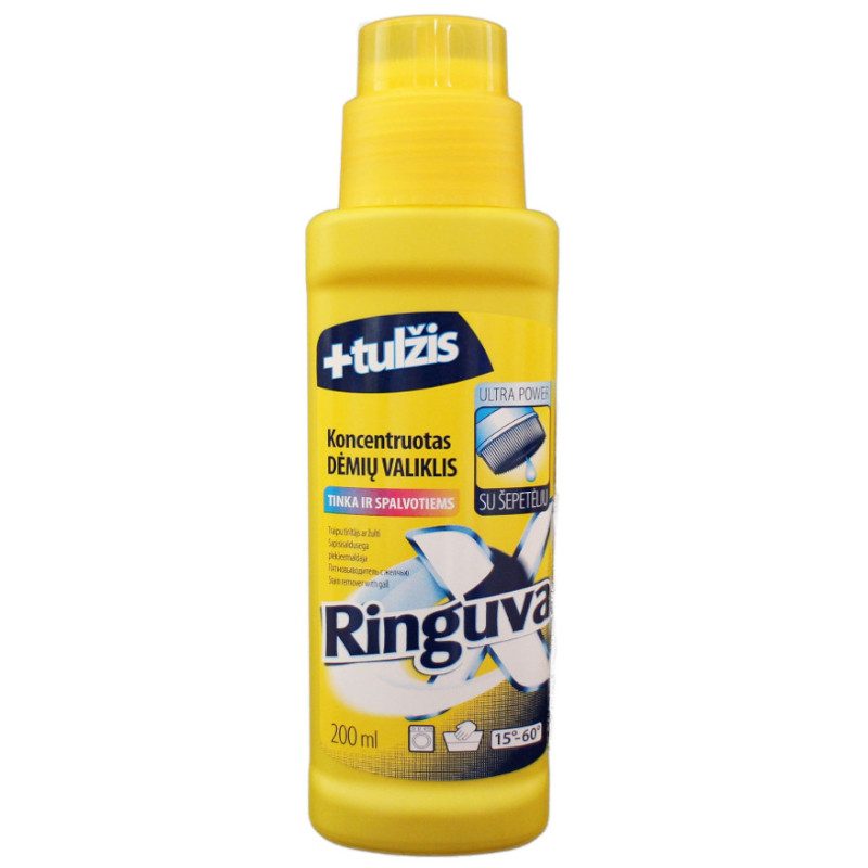 Концентрированный пятновыводитель RINGUVA X с желчью, упаковка со щёткой, 200мл