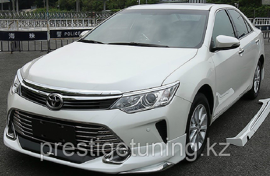 Аэродинамический обвес на Camry V55 2014-17 дизайн Modellista (белый цвет) - фото 1 - id-p104507905