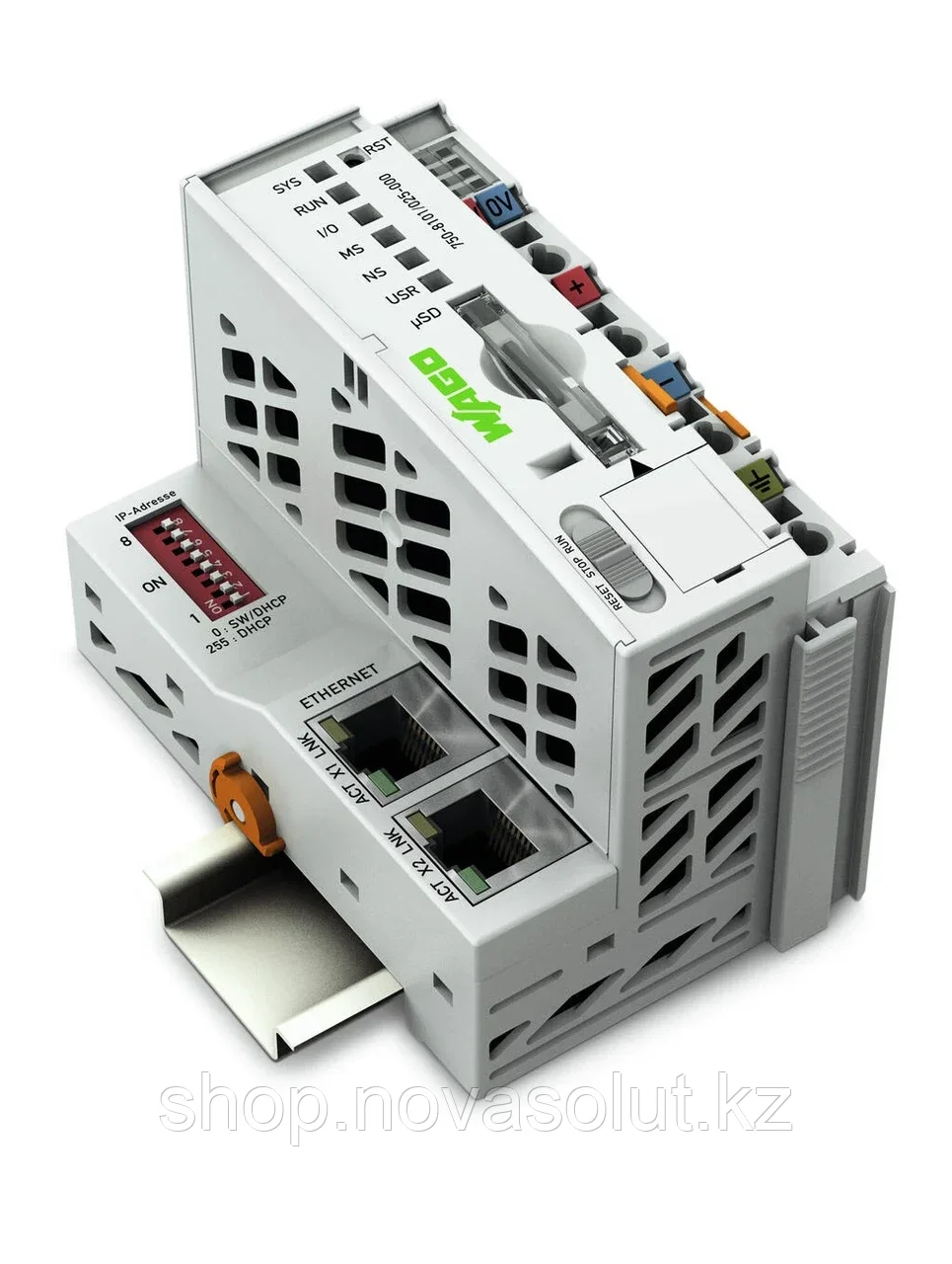 Контроллер PFC100 2 порта ETHERNET, RS-232/-485 с увеличенным температурным режимом WAGO 750-8102/025-000