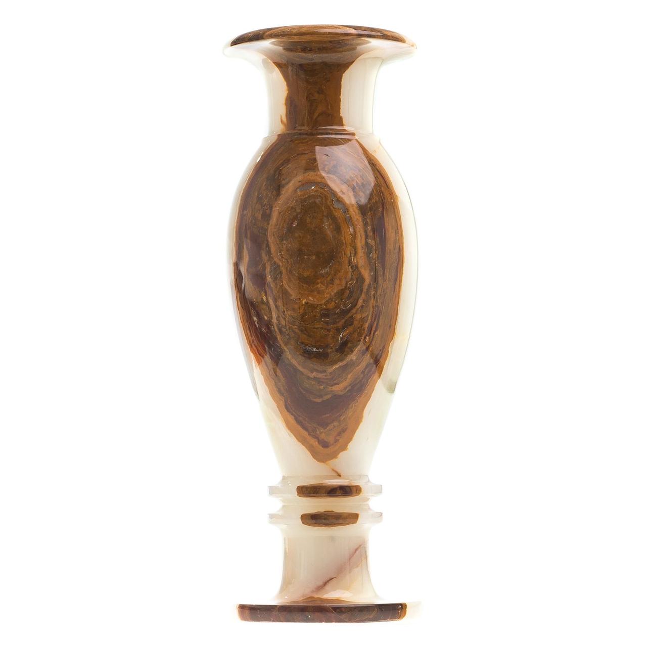 Декоративная ваза камень оникс круглая 10х30 см (4х12) 121802 - фото 4 - id-p91902465