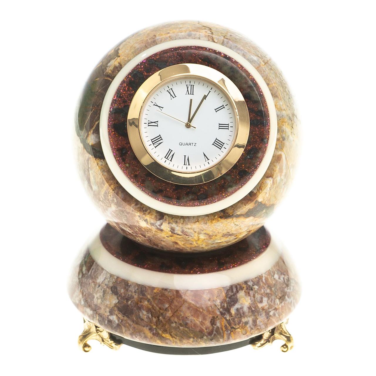 Настольные часы "Шар Антистресс" камень креноид 9,5 см 124138 - фото 1 - id-p100711047