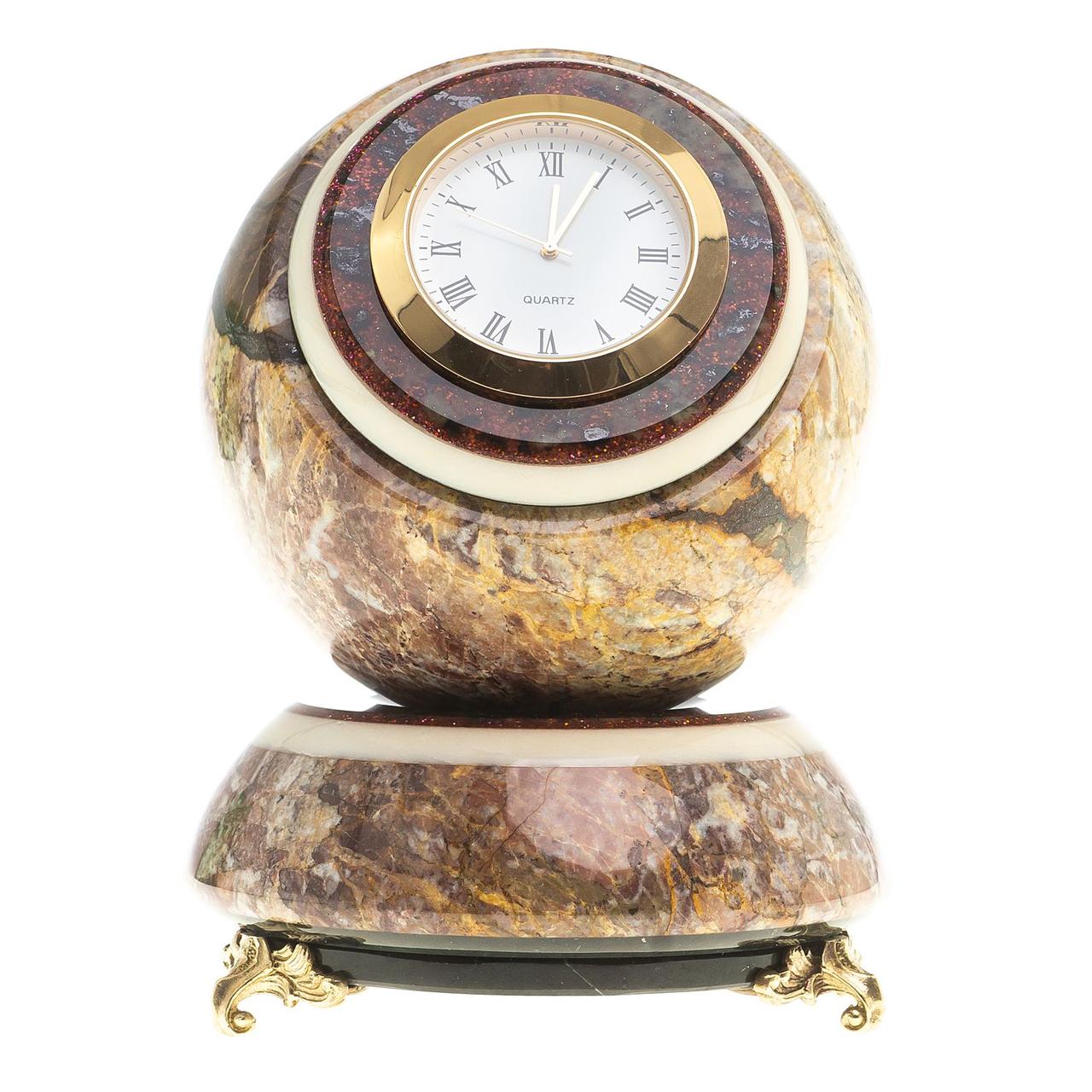 Настольные часы "Шар Антистресс" камень креноид 9,5 см 124138 - фото 4 - id-p100711047