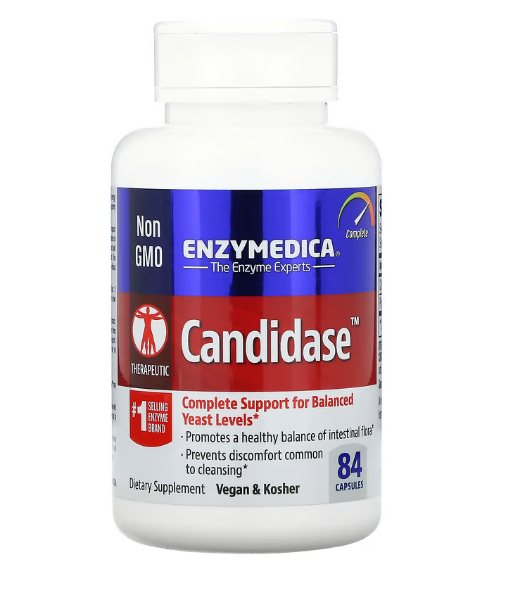 Enzymedica, Candidase, 84 капсулы