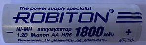 Аккумулятор 1.2V 1800mAh MH1800AA prof SR2 ROBITON NiMh