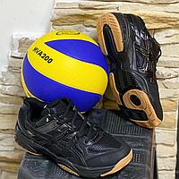 Asics Gel волейболдан қара кроссовкалар (2331)