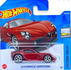 Hot Wheels Модель Alfa Romeo 8C Competizione, бордовый