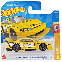 Hot Wheels Модель LB Super Silhouette Nissan Silvia S15, желтый