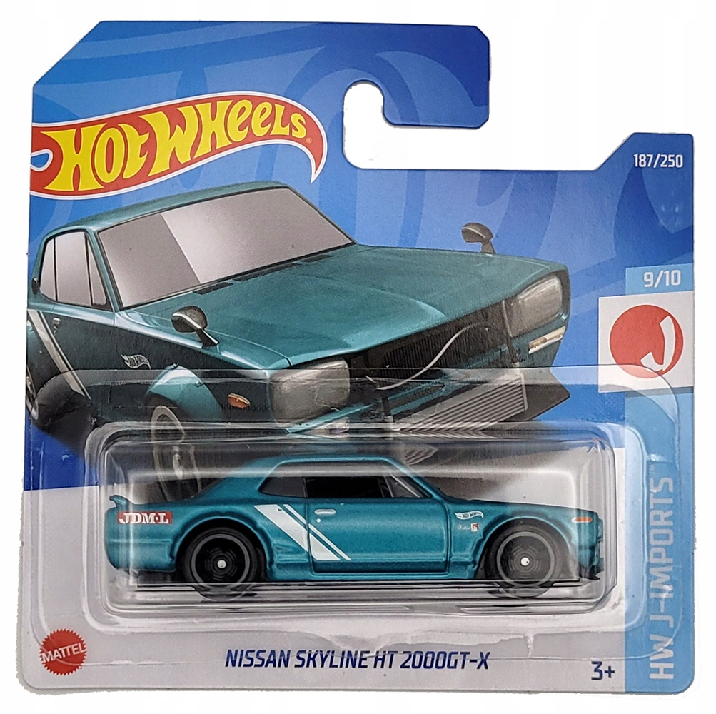 Hot Wheels Модель Nissan Skyline HT 2000 GT-X, голубой