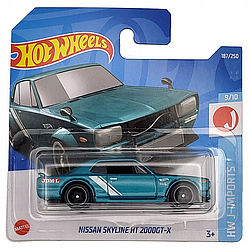 Hot Wheels Модель Nissan Skyline HT 2000 GT-X, голубой