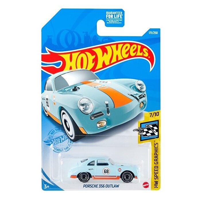 Hot Wheels Модель Porsche 356 Outlaw, голубой - фото 1 - id-p104409083