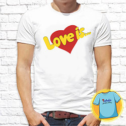Футболка с принтом "Love is..." - love is 2