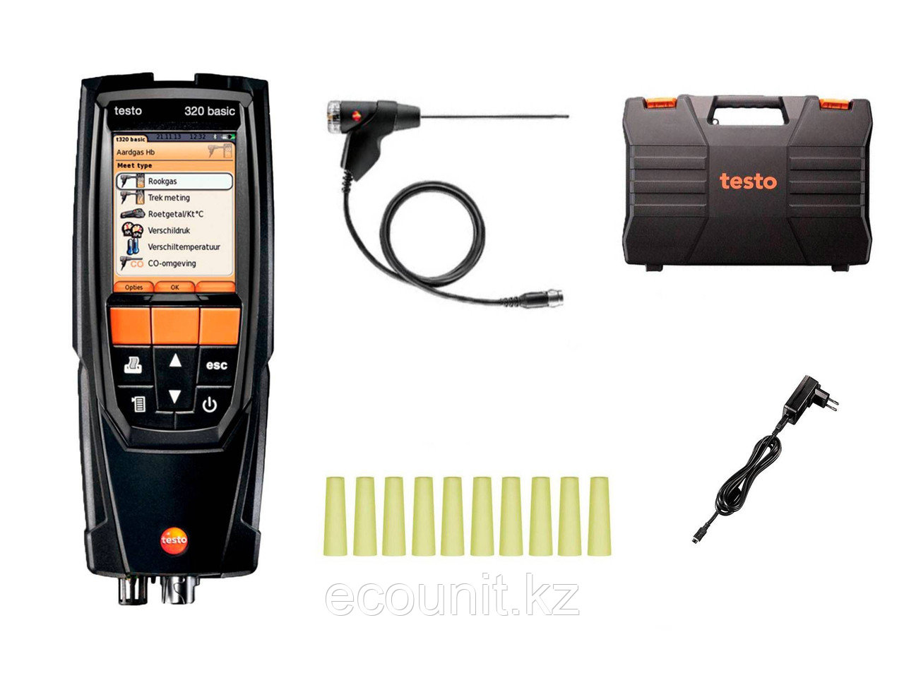 Testo 320 O2+CO с H2-компенсацией 8000 ppm