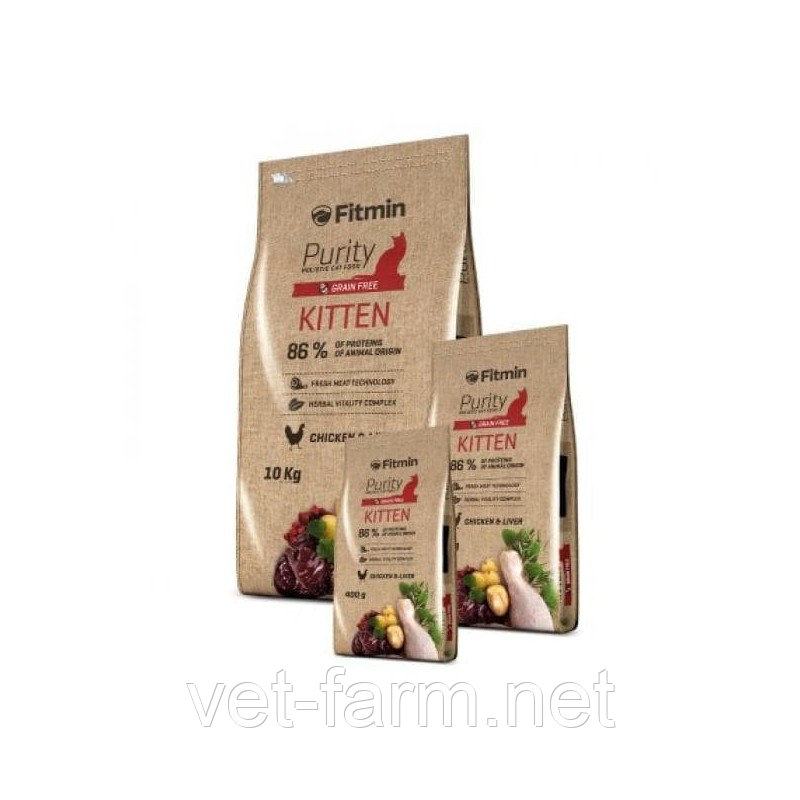 Fitmin cat Purity Kitten 10кг