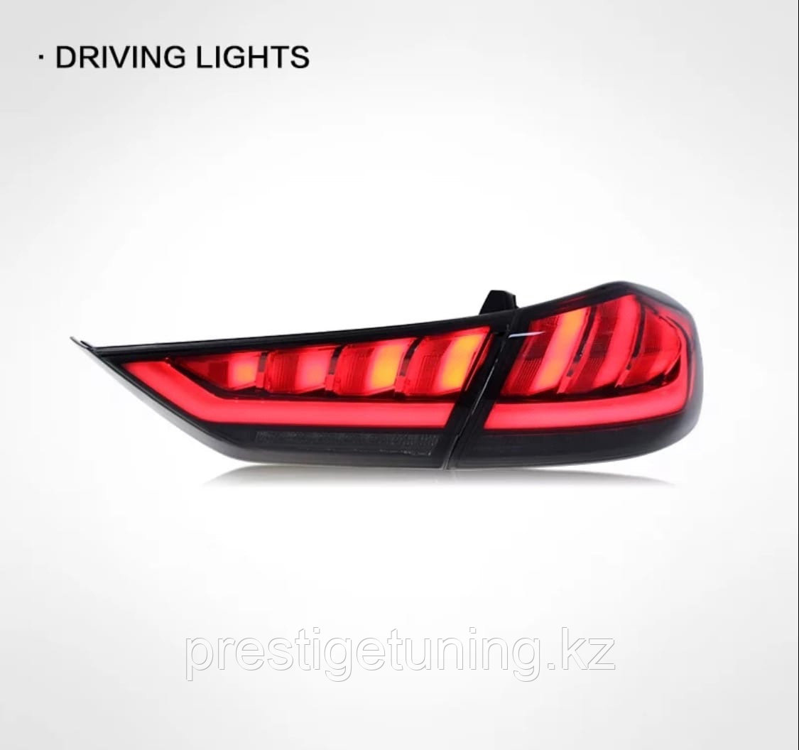Задние фонари на Hyundai Elantra 2015-19 тюнинг дизайн 2 (Дымчатый цвет) - фото 3 - id-p104537033