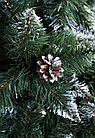 Елка искусственная Рождественская с калиной и шишкой 1.8м, фото 6