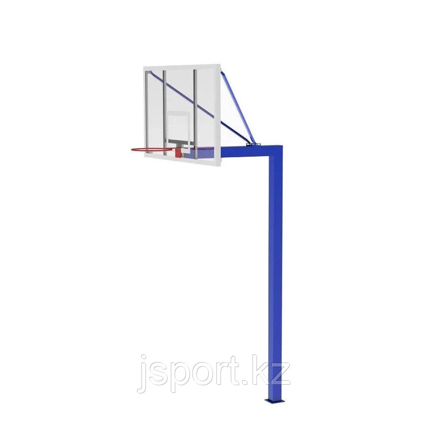 Стойка баскетбольная комплект ( щит из орг стекла) - фото 1 - id-p34674714
