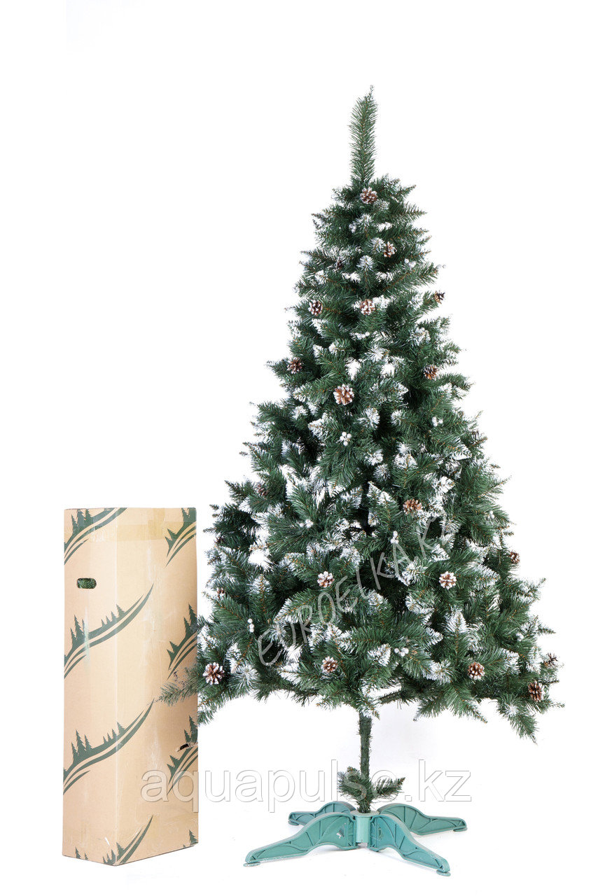Елка искусственная Рождественская с калиной и шишкой 2.5м