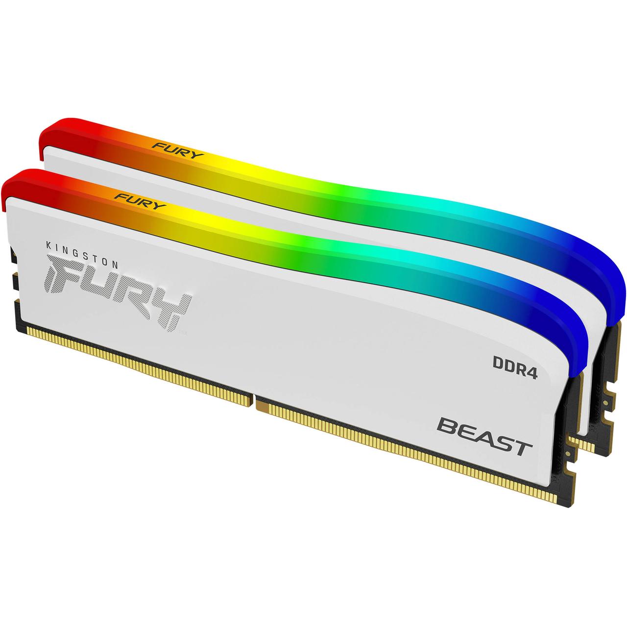 Kingston KF432C16BWAK2/16 Комплект модулей памяти FURY Beast RGB (Kit 2x8GB), DDR4, 16GB, DIMM <PC4-25600/3200