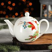 Чайник заварочный Magistro «Новый год. Пуансеттия», 800 мл
