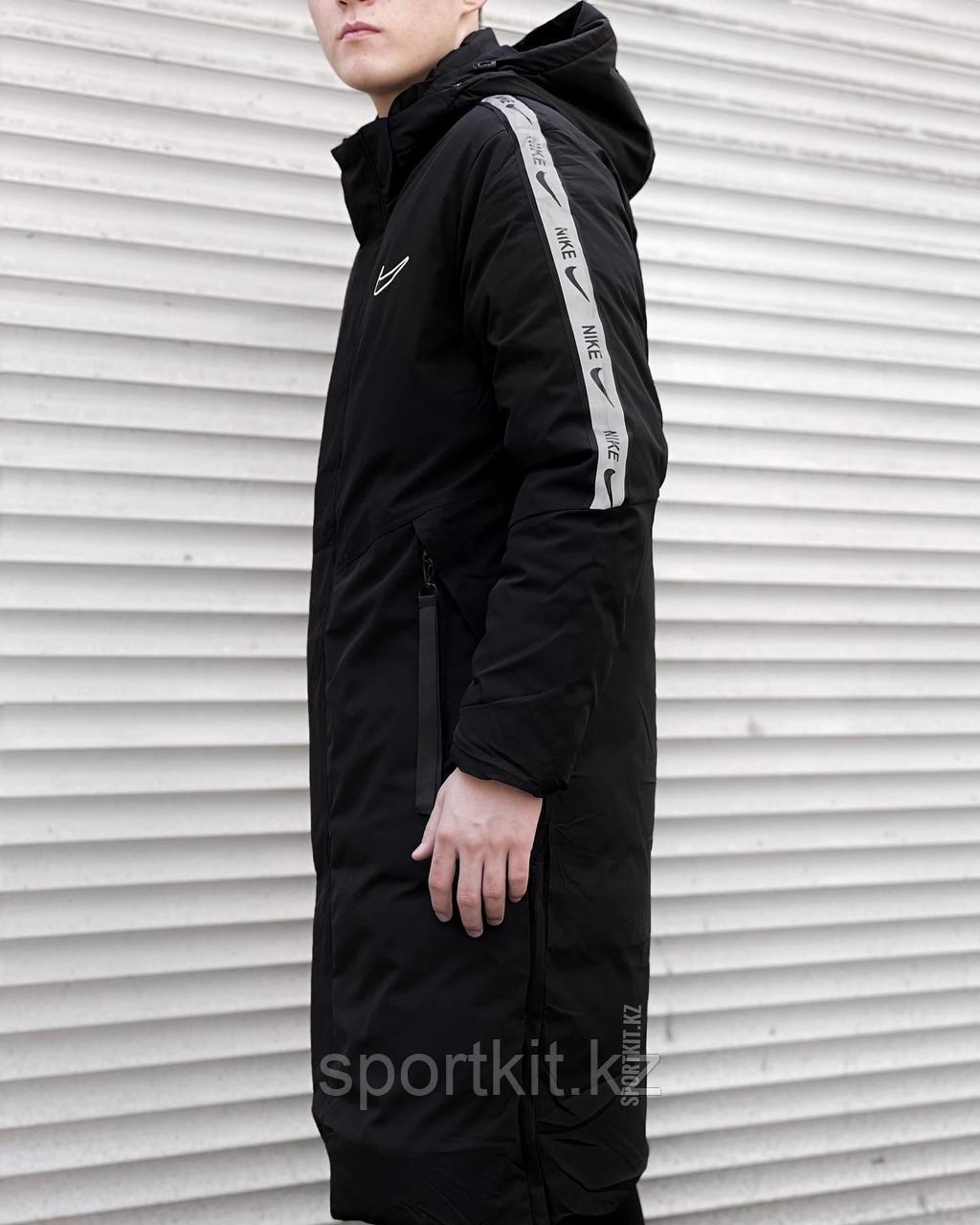 Мужская куртка Nike 268, черная - фото 4 - id-p104546276