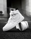 Кеды Nike AF high белые зим 11-8, фото 4