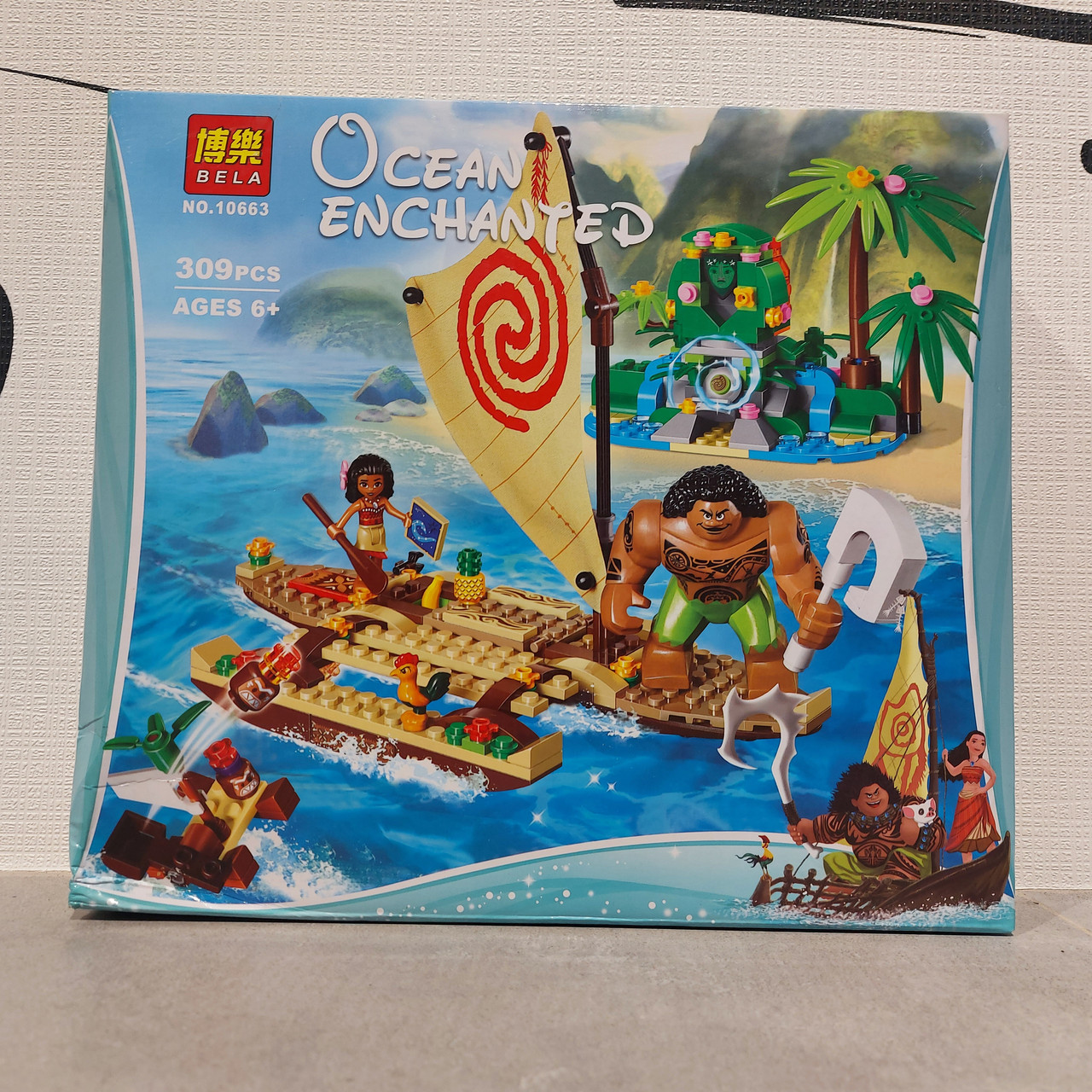 Конструктор Ocean Enchanted 10663 "Путешествие Моаны через океан" 309 pcs. Для девочек. Подарок., фото 1
