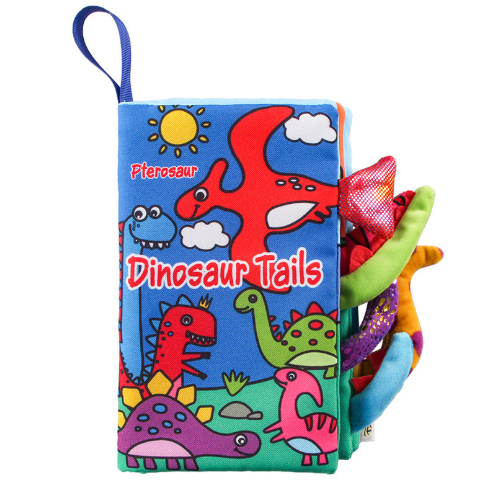 Книжка с хвостиками "Динозавры"
